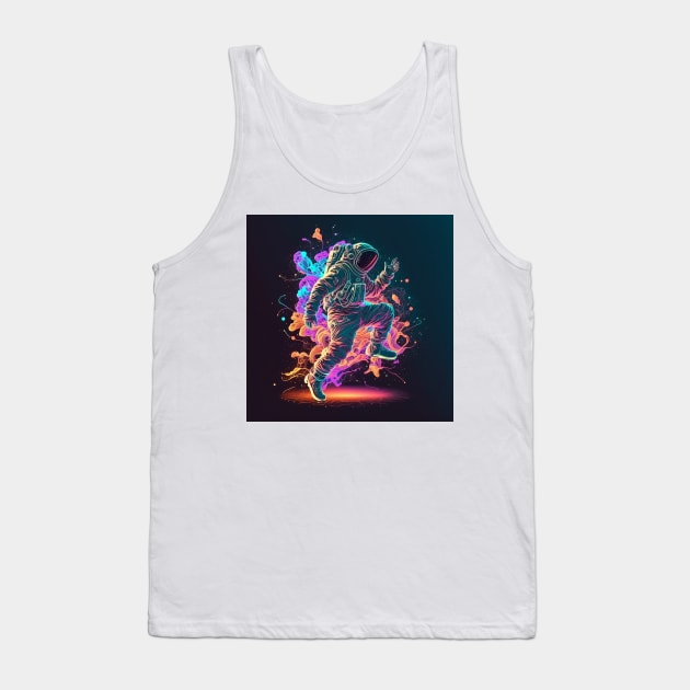 Astronaut dancing in space Tank Top by ramith-concept